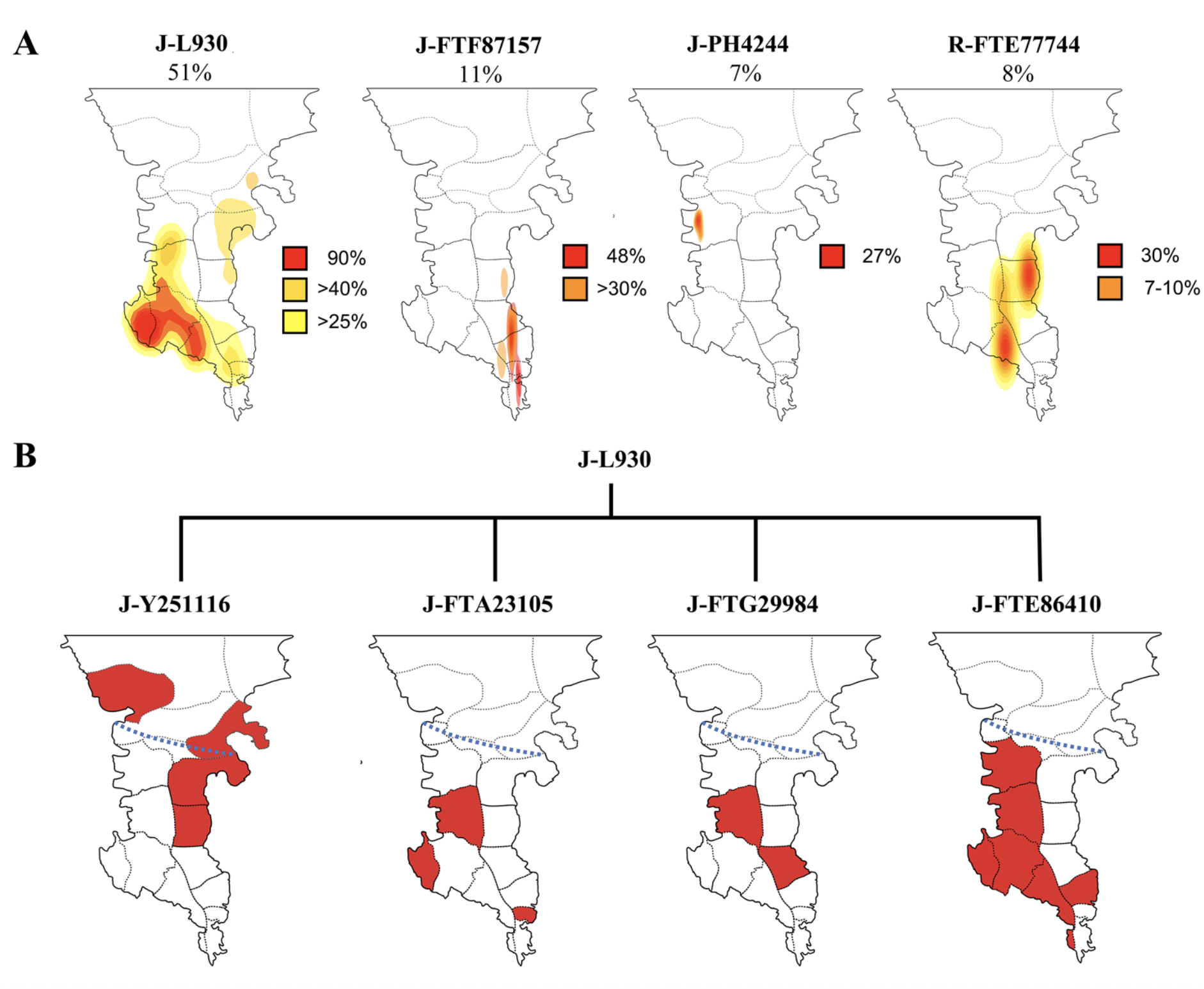 Uniparental genetic structure and phylogeography of the Deep Maniots